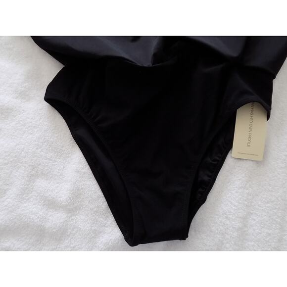 Gottex Profile swim skirt bottom black size 12 NWT - Picture 5 of 5